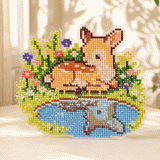 Reflections Collection – Blooming Deer Diamond Painting Acrylic Standee