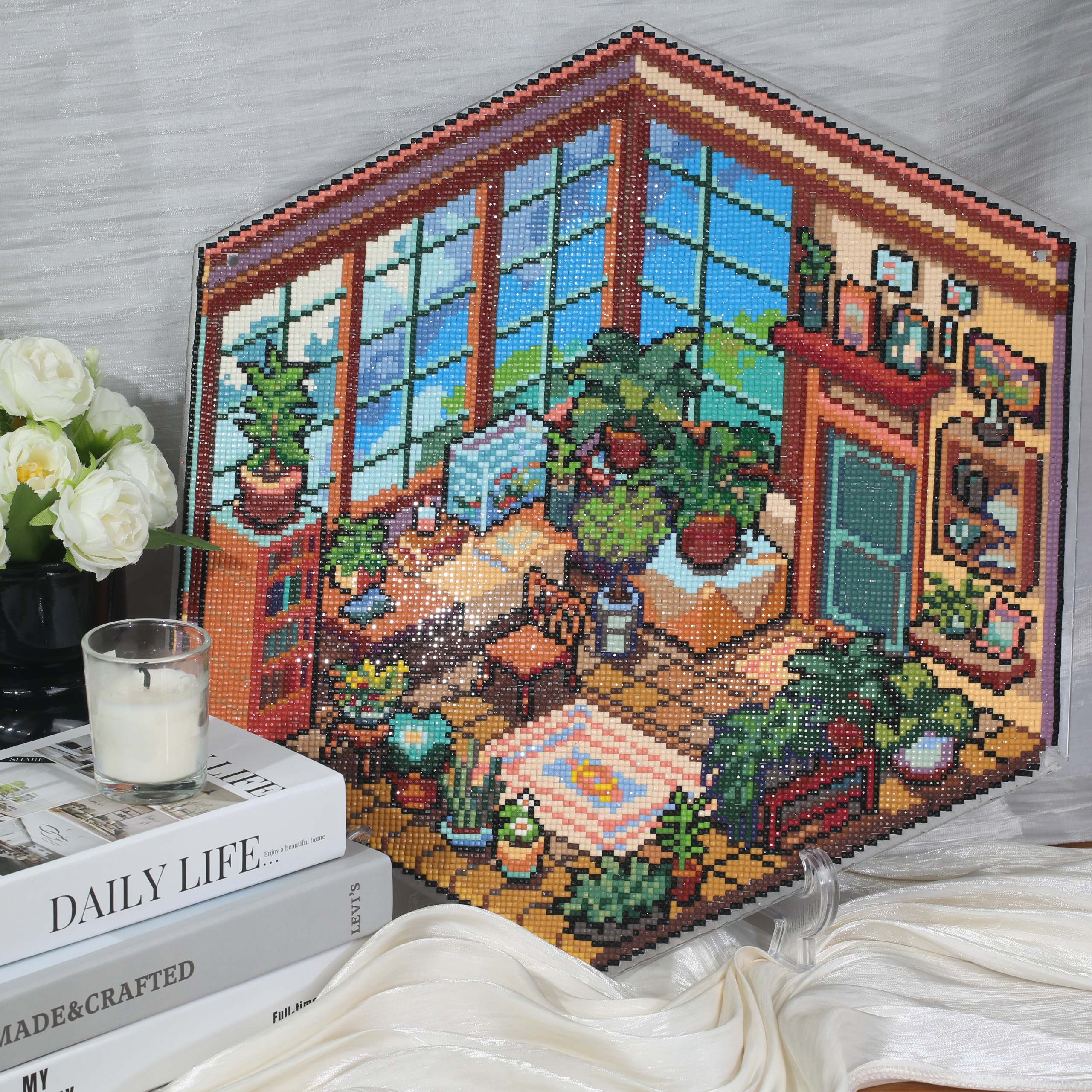 Acrylic Hexagon Diamond Painting – Forever Young®️ DIY