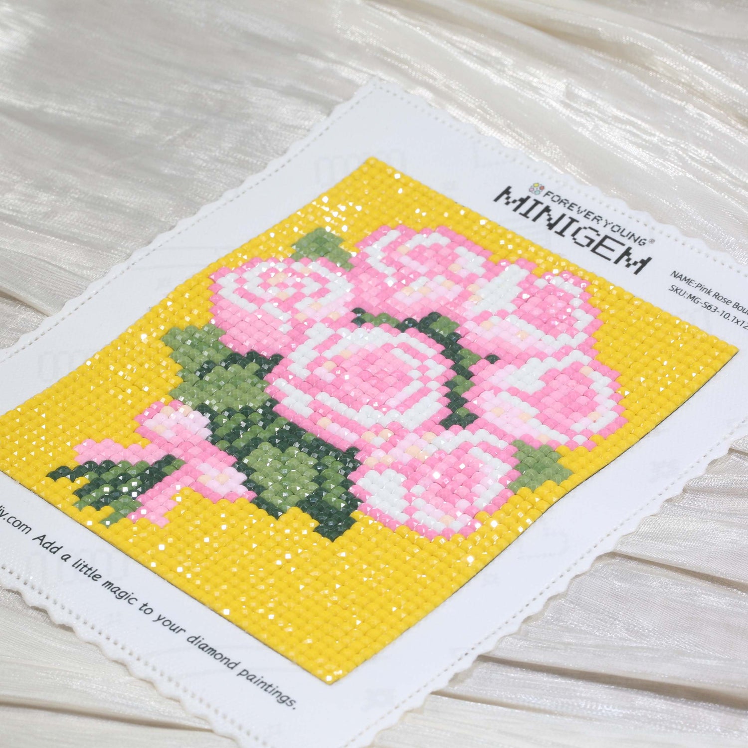 Minigem® :Pink Rose Bouquet