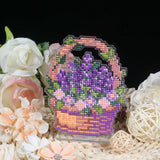 Lavender Basket Acrylic Diamond Painting Stand
