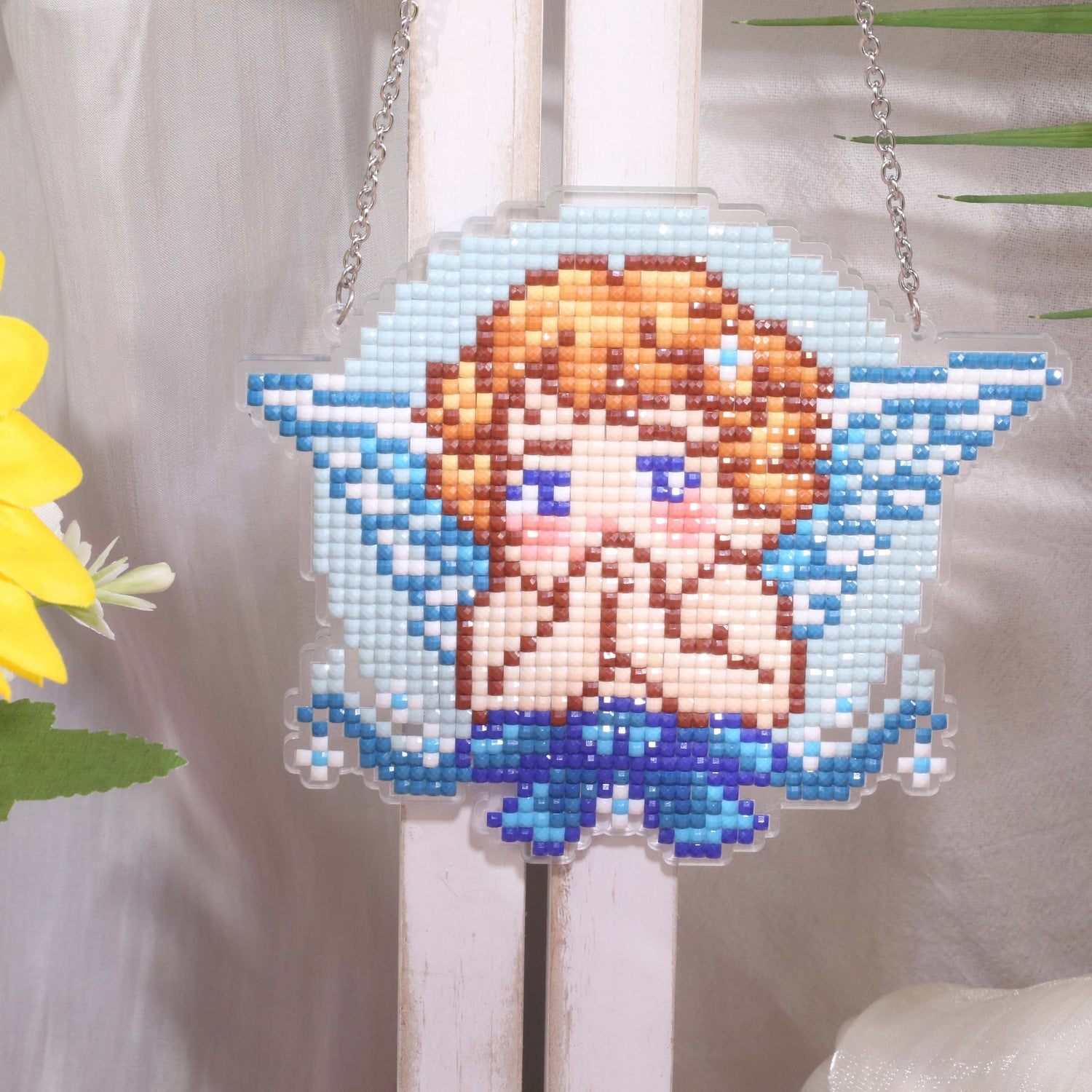 Angel Acrylic Diamond Painting Door Sign