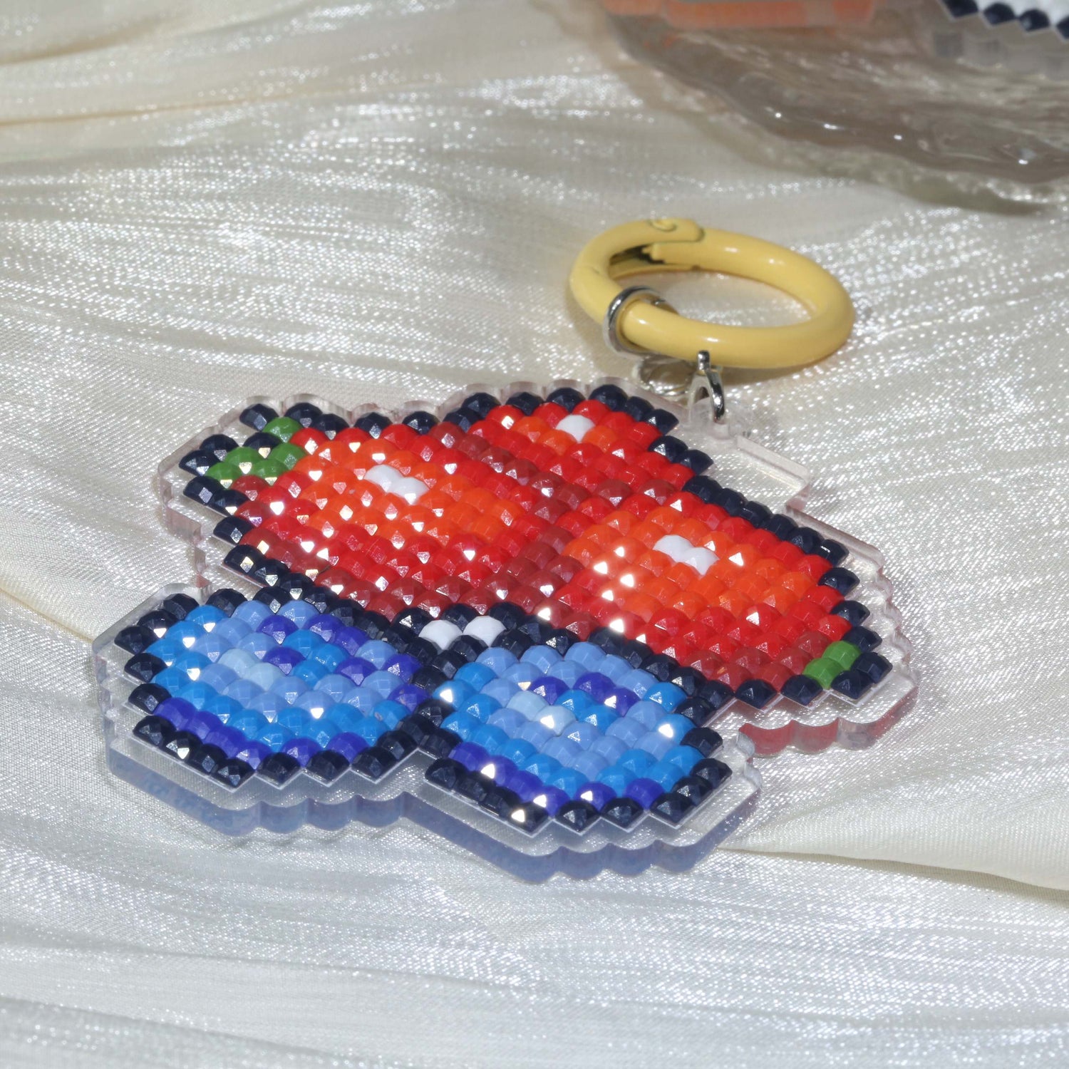 Delicious Breakfast Acrylic Diamond Painting Keychain