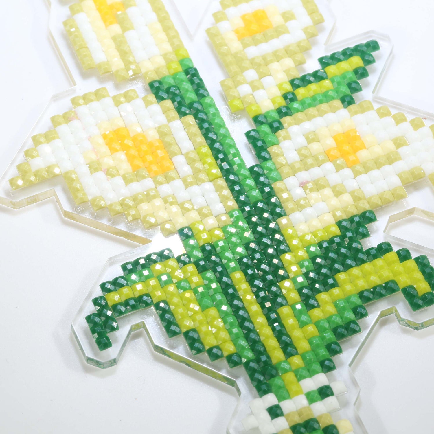 Calla Lily Bouquet Acrylic Diamond Art Display Stand