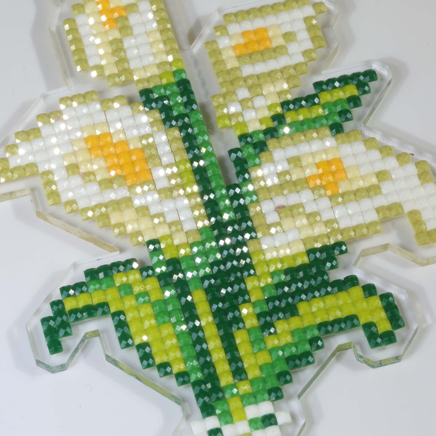 Calla Lily Bouquet Acrylic Diamond Art Display Stand