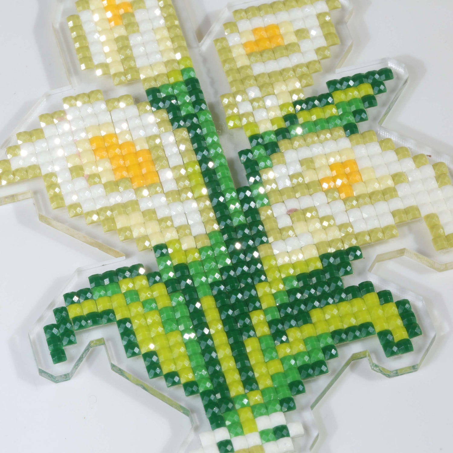 Calla Lily Bouquet Acrylic Diamond Art Display Stand