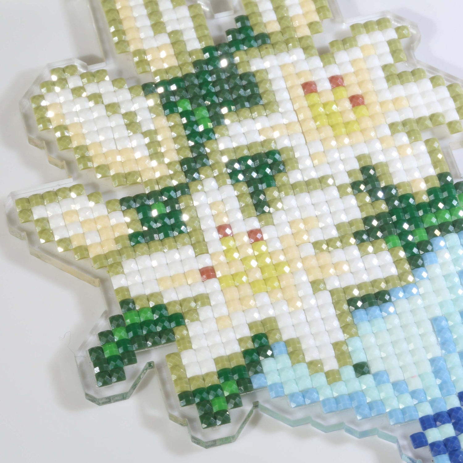 Lily of the Valley Bouquet Acrylic Diamond Art Display Stand