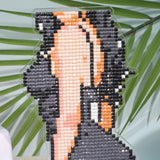 Back View Beauty Diamond Art Display Stand