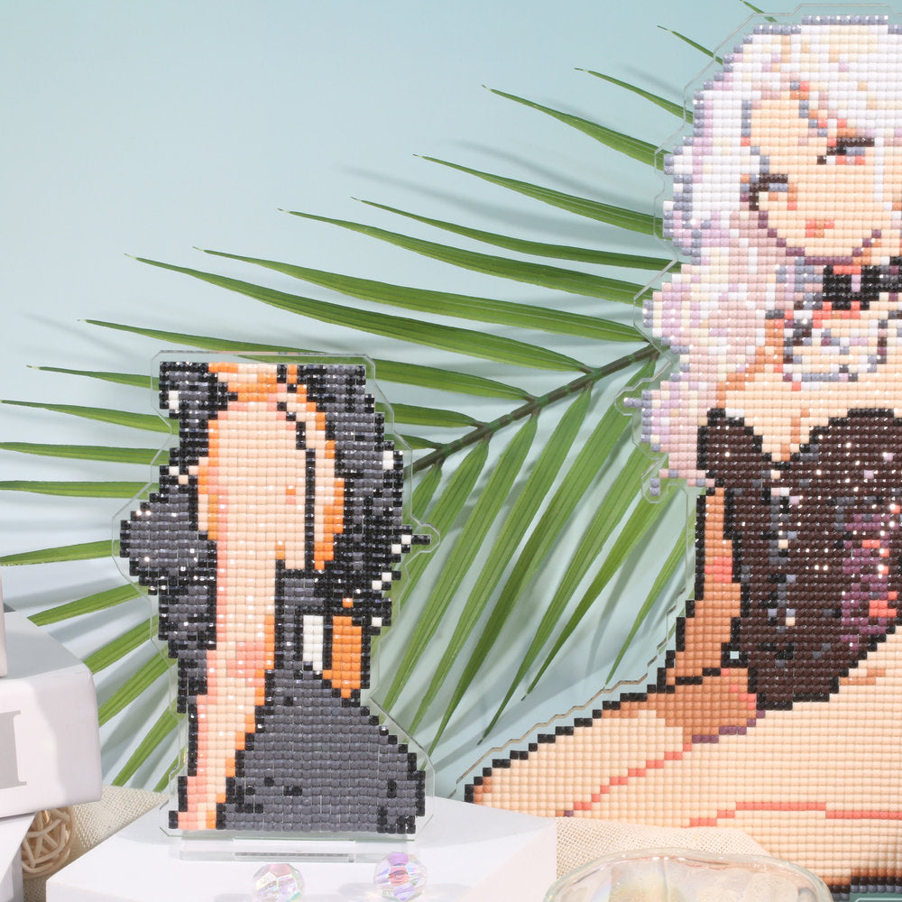 Back View Beauty Diamond Art Display Stand