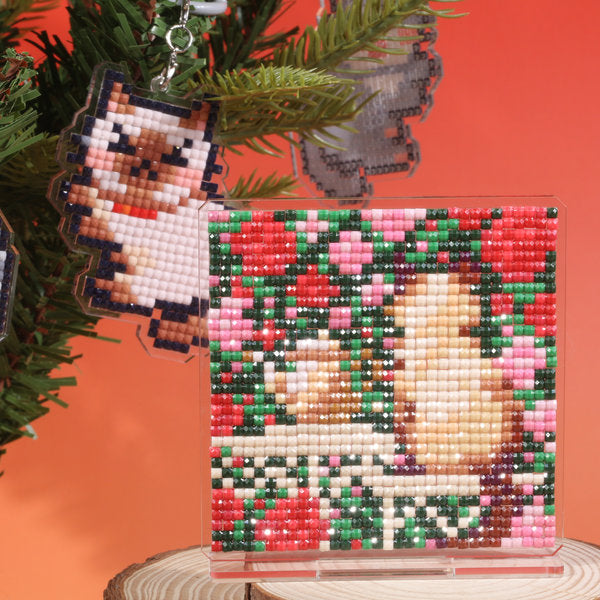 LumiGem Rose Garden Cat Diamond Painting Stand