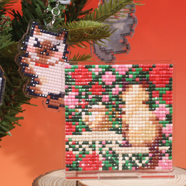 LumiGem Rose Garden Cat Diamond Painting Stand