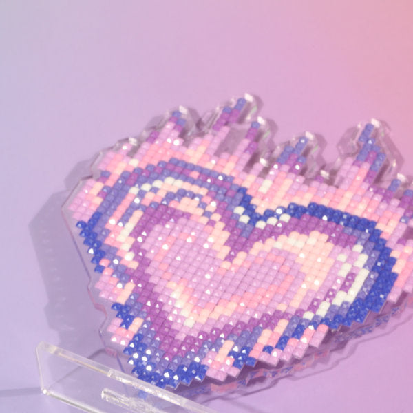 LumiGem Violet Gaze Diamond Painting Stand