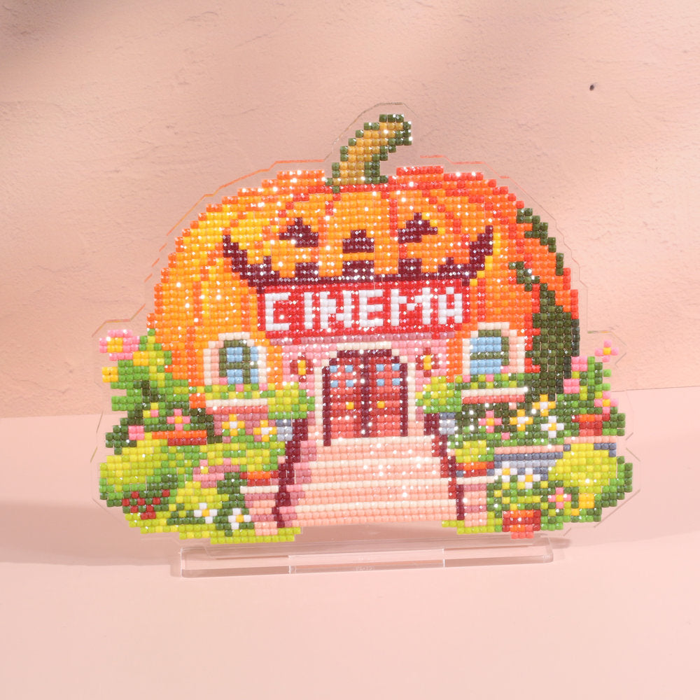 LumiGem Pumpkin Cinema Diamond Painting Stand