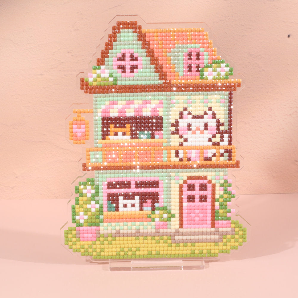 LumiGem Cat Café Diamond Painting Stand