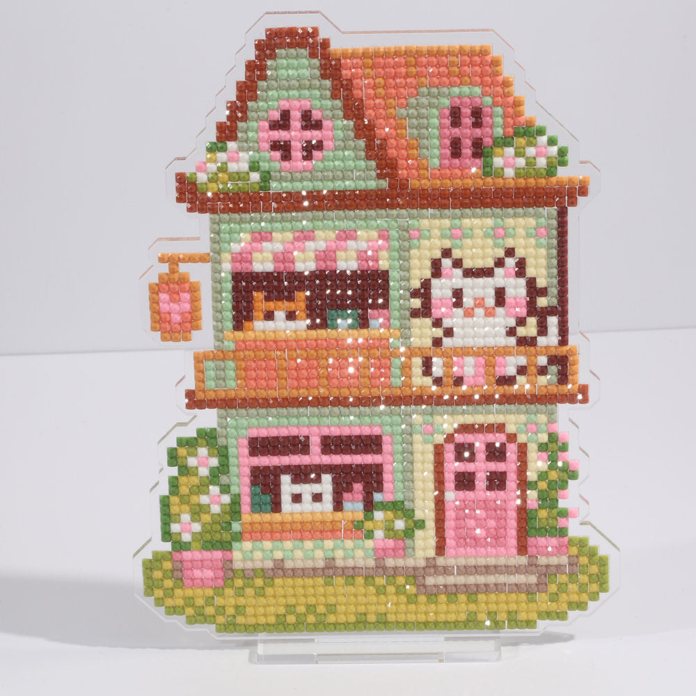 LumiGem Cat Café Diamond Painting Stand