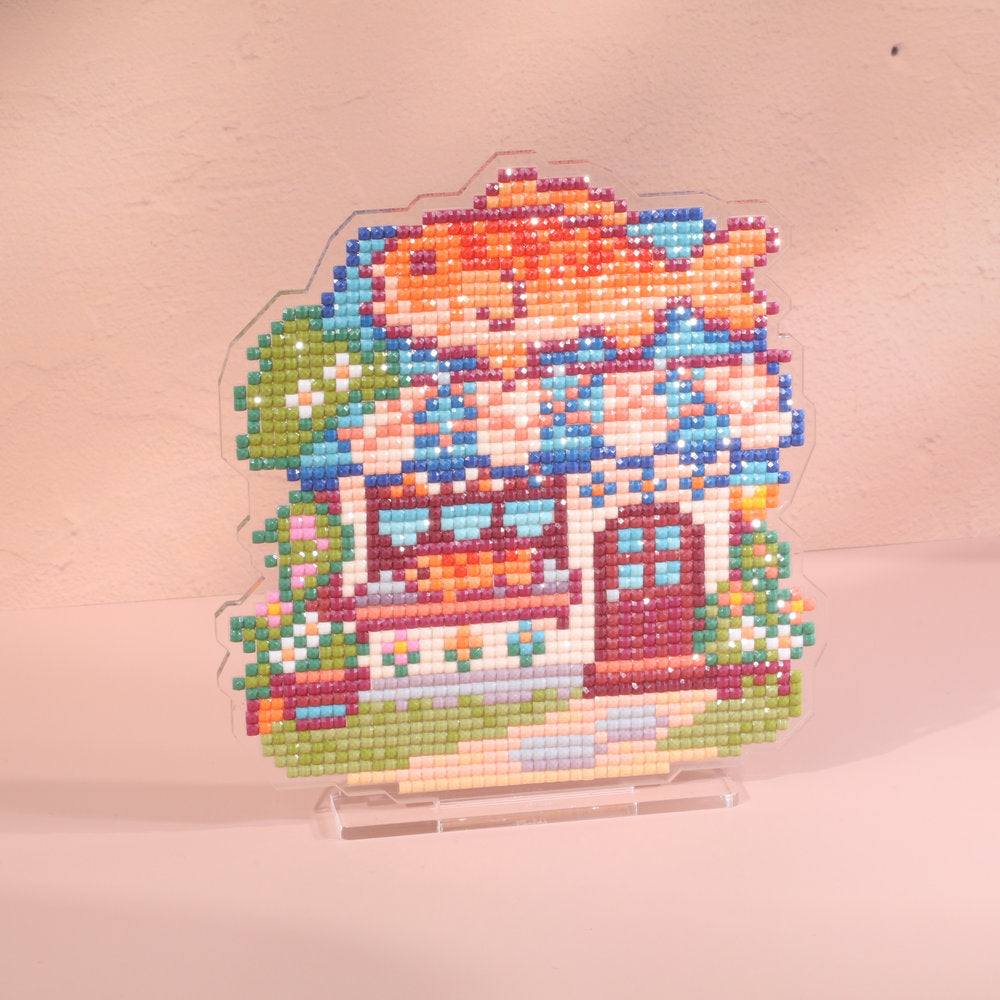 LumiGem Grilled Fish House Diamond Painting Stand