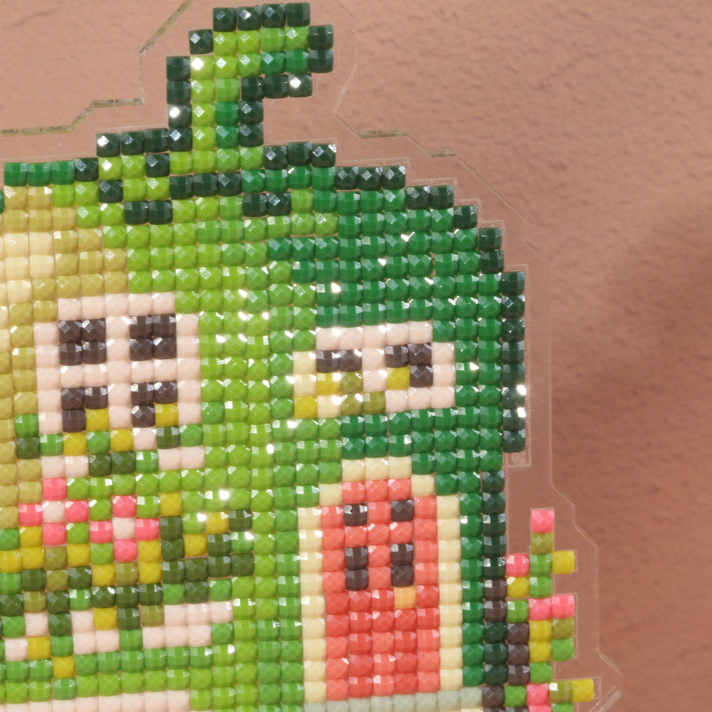 LumiGem Green Pear House Diamond Painting Stand