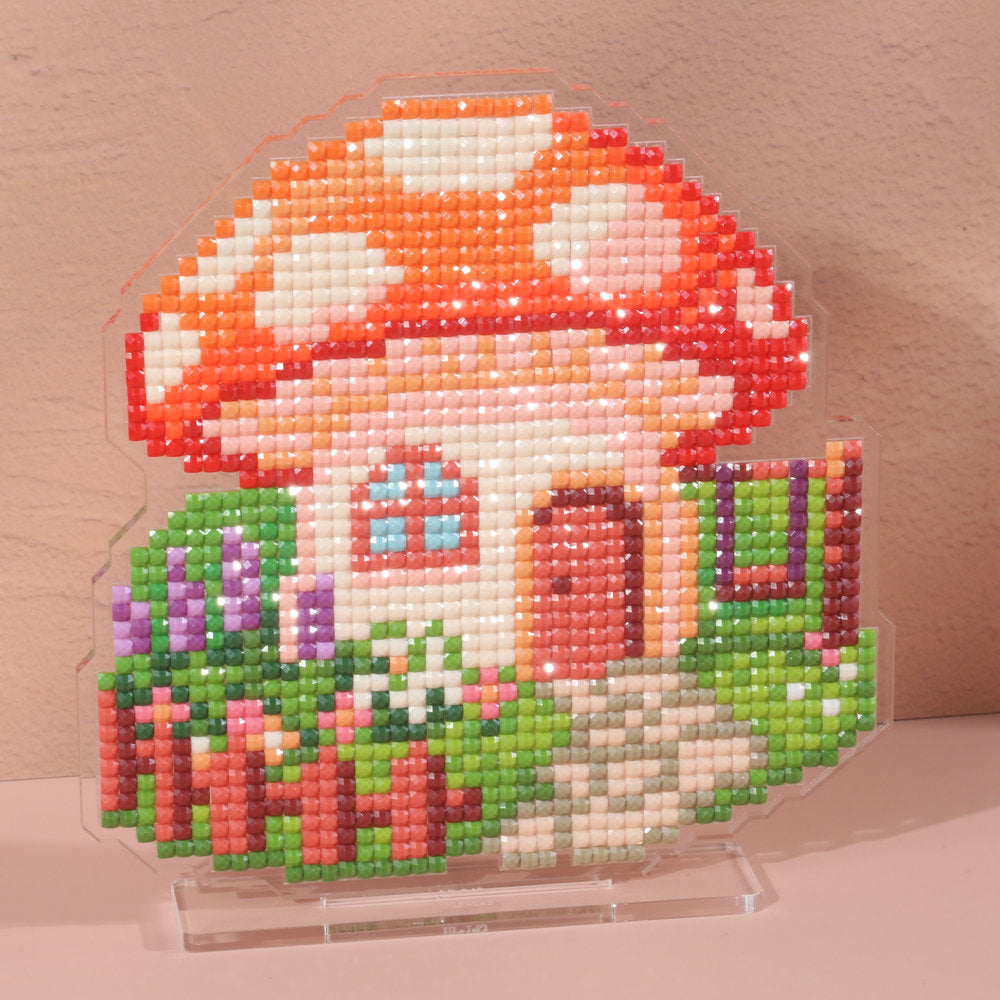 LumiGem Mushroom House Diamond Painting Stand