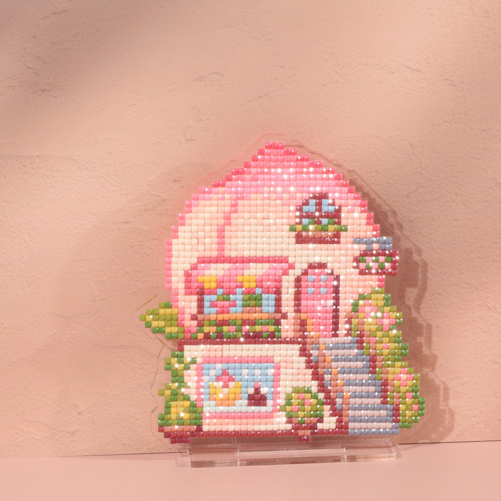 LumiGem Peach Cake Shop Diamond Painting Stand