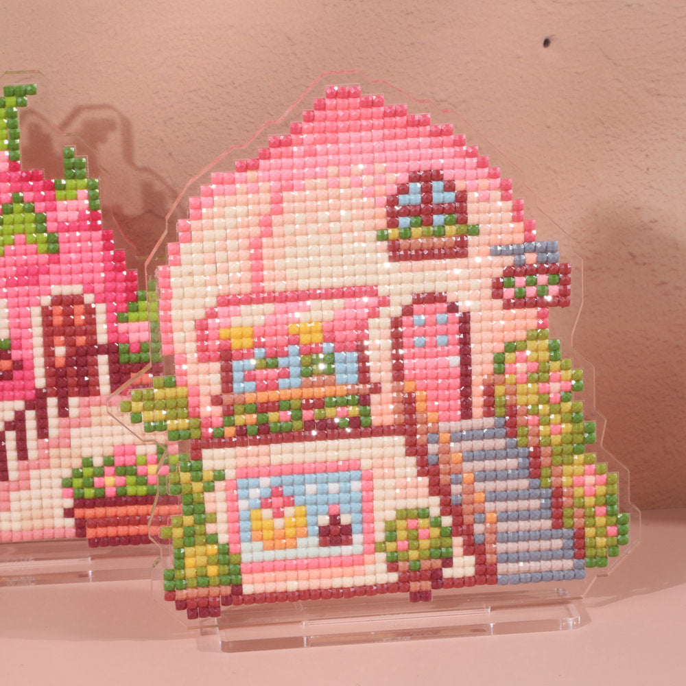 LumiGem Peach Cake Shop Diamond Painting Stand