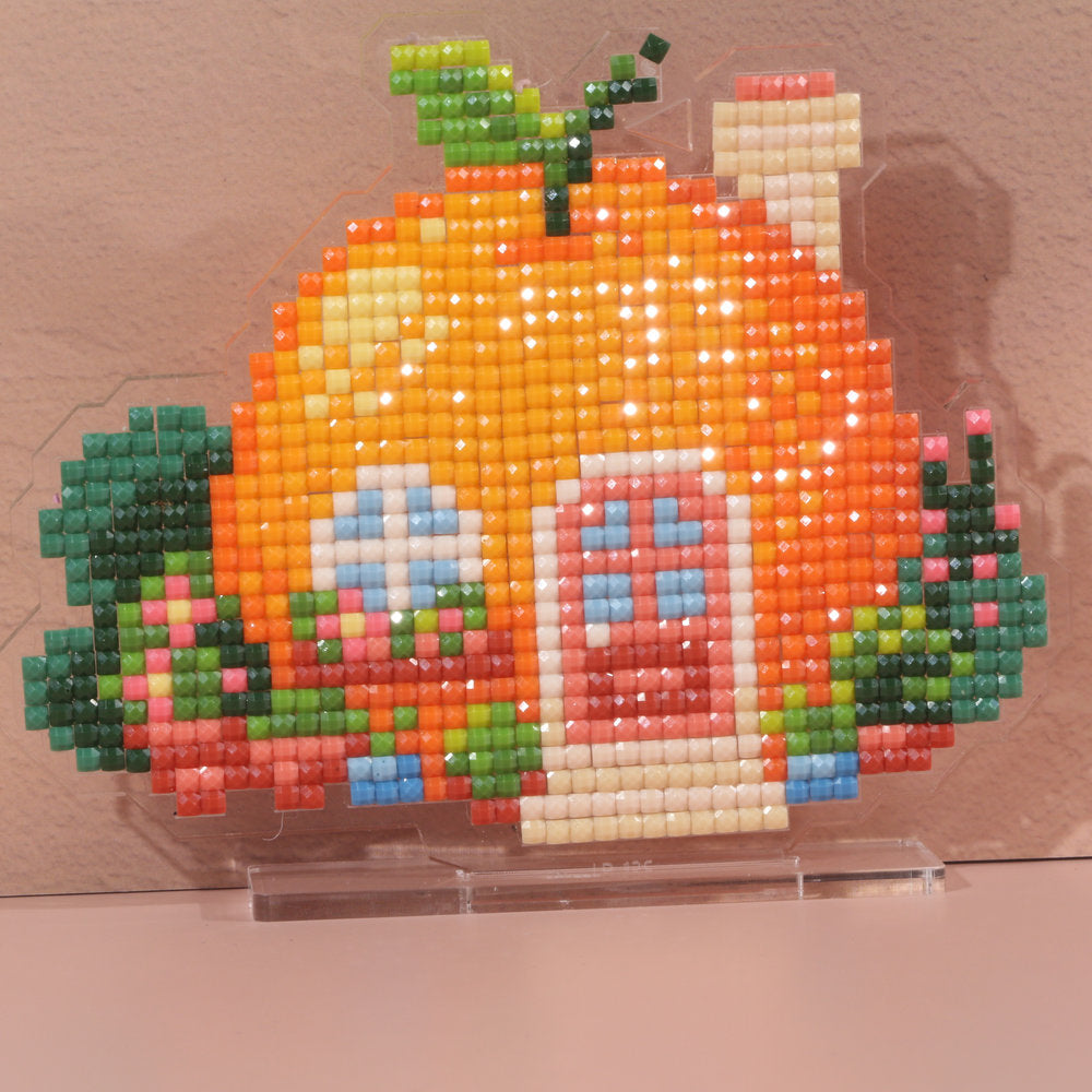 LumiGem Orange House Diamond Painting Stand