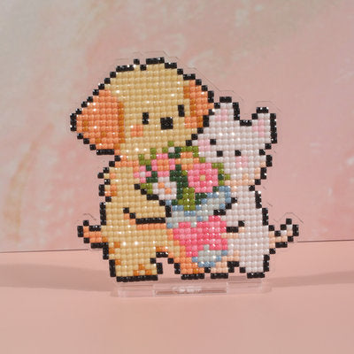 LumiGem Blossom Puppy Diamond Painting Stand