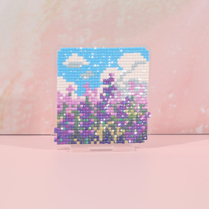 LumiGem Lavender Miniature Scene Diamond Painting Stand