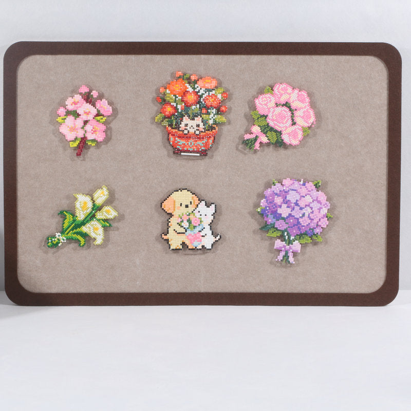 Wall Felt Board with Loop Fastener