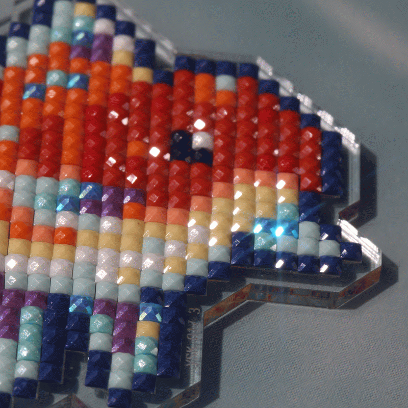 Lumigem Mini Koi Fish Diamond Art Keychain Set