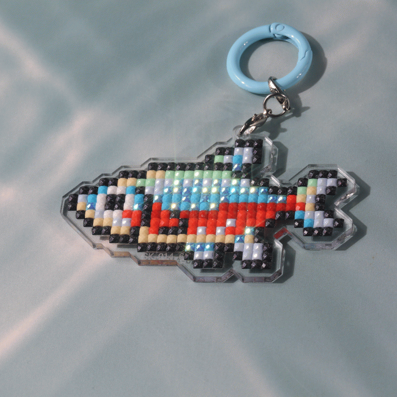 Lumigem Mini Fish Diamond Painting Kit | Cute Pixel Ocean DIY Diamond Art