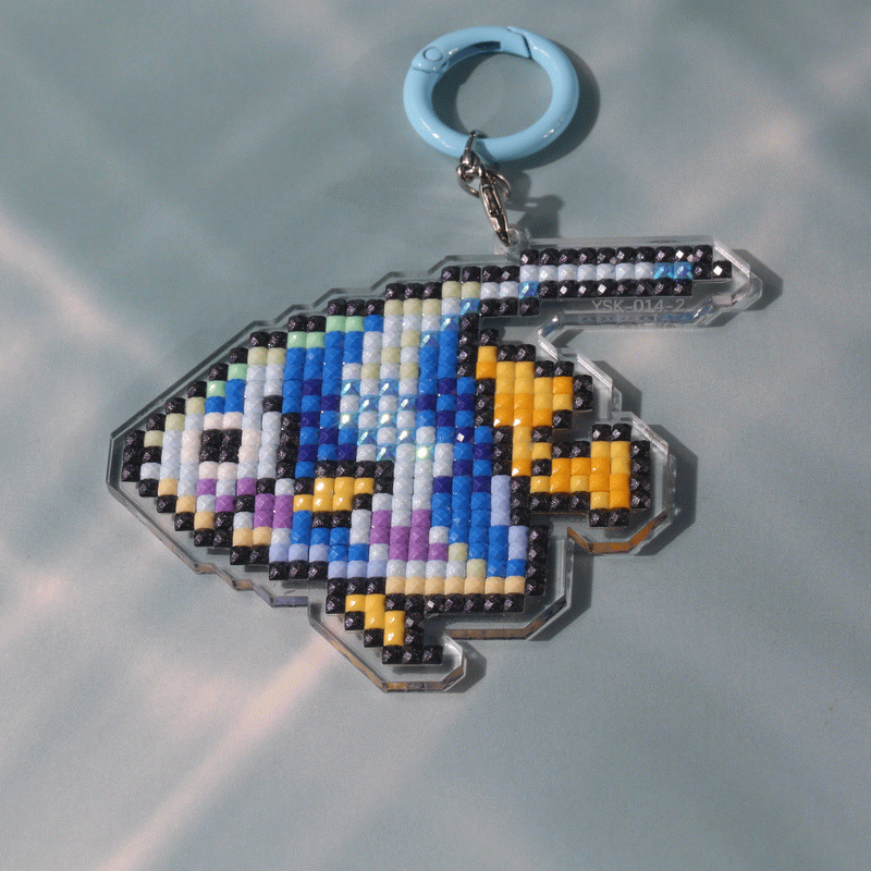 Lumigem Mini Fish Diamond Painting Kit | Cute Pixel Ocean DIY Diamond Art