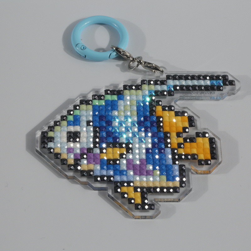 Lumigem Mini Fish Diamond Painting Kit | Cute Pixel Ocean DIY Diamond Art