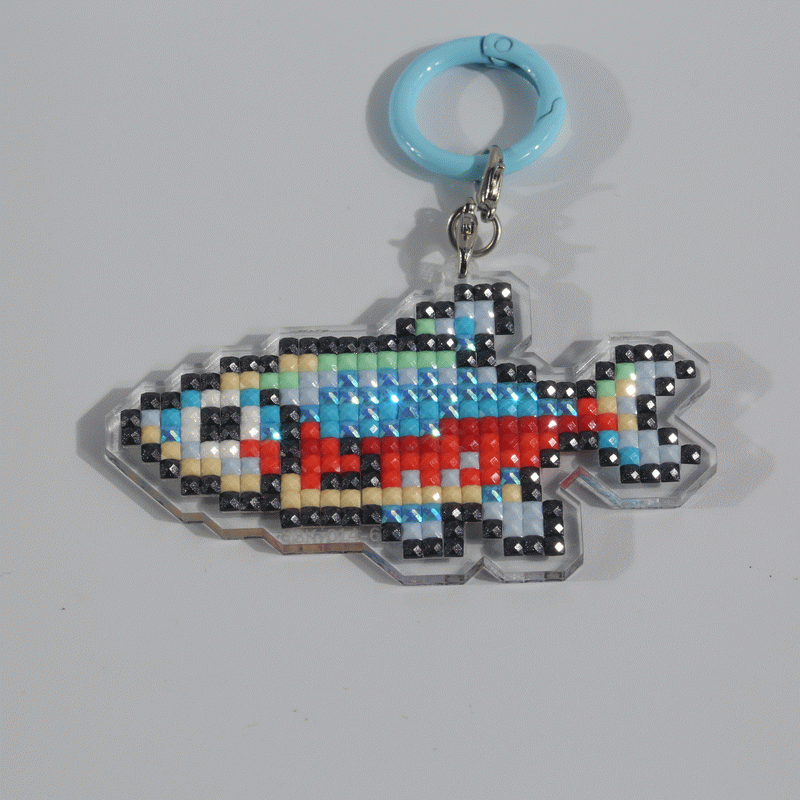 Lumigem Mini Fish Diamond Painting Kit | Cute Pixel Ocean DIY Diamond Art