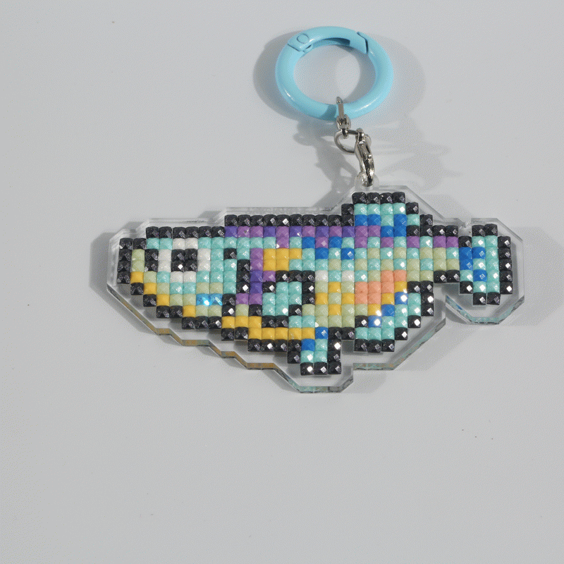 Lumigem Mini Fish Diamond Painting Kit | Cute Pixel Ocean DIY Diamond Art