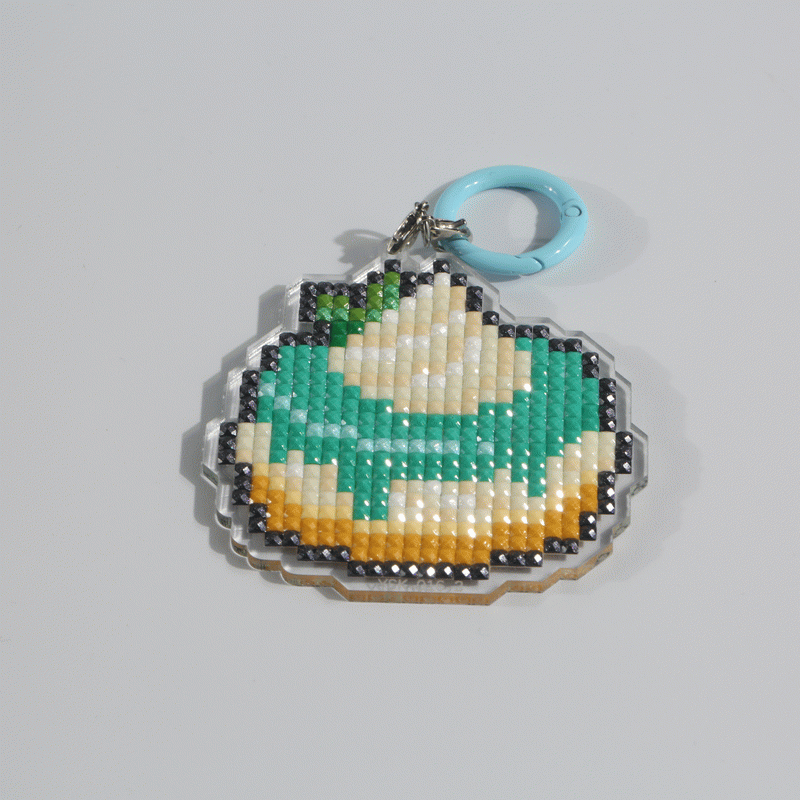 Lumigem Mini Cute Dessert Diamond Art Keychain Set