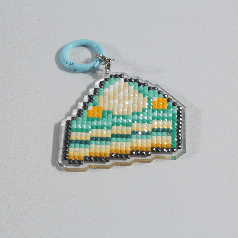 Lumigem Mini Cute Dessert Diamond Art Keychain Set