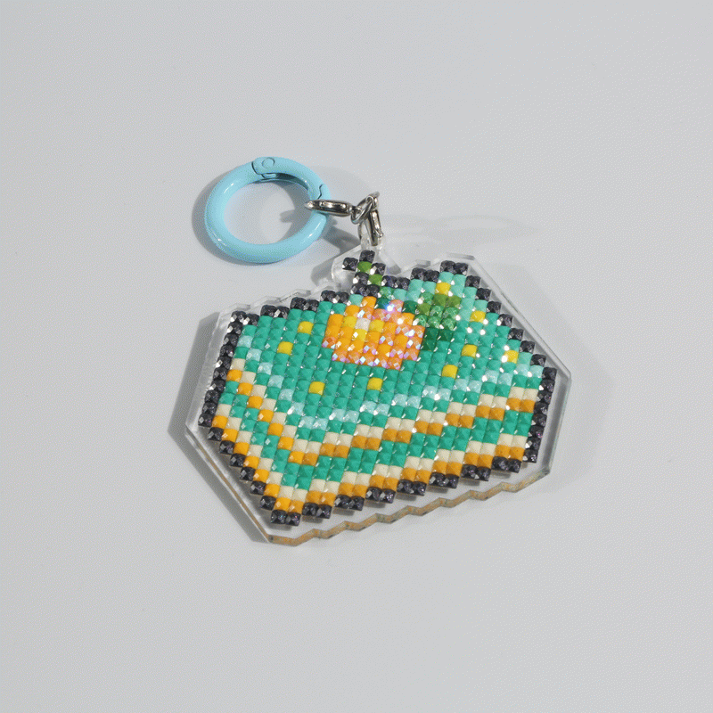 Lumigem Mini Cute Dessert Diamond Art Keychain Set