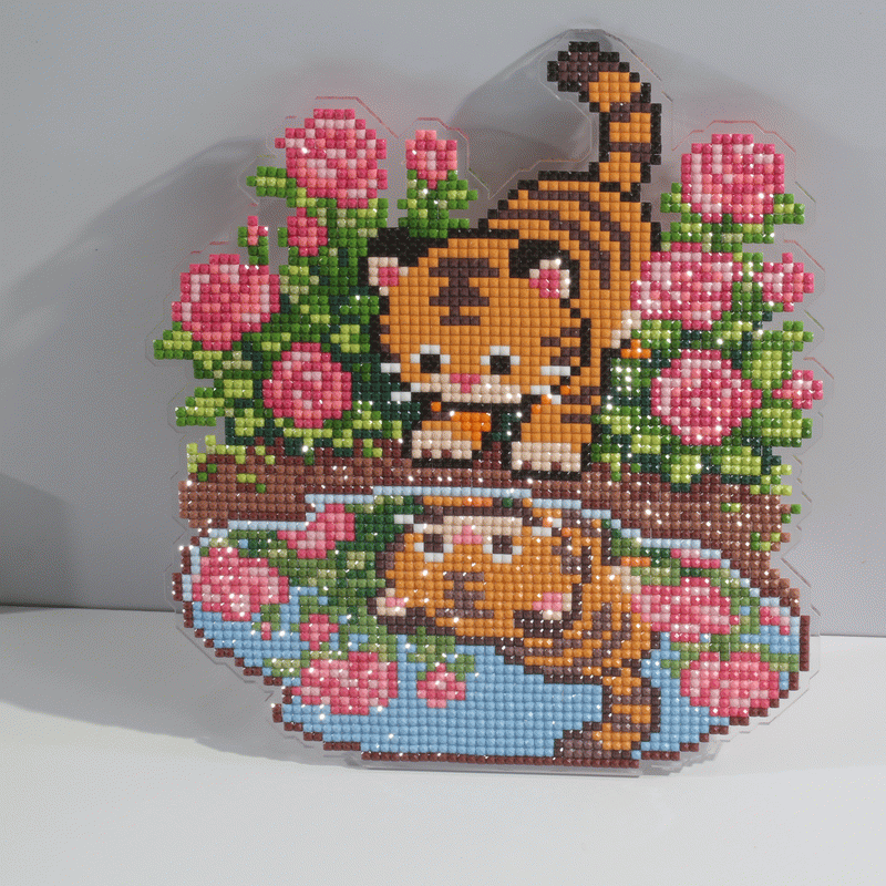 Reflections Collection – Spring Tiger Diamond Painting Acrylic Standee