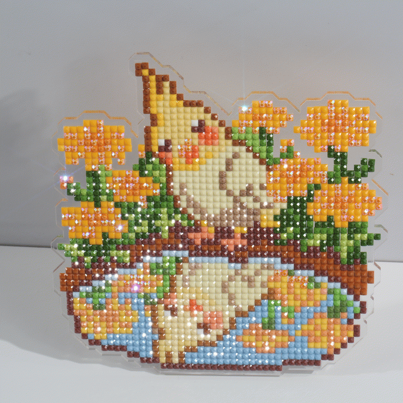 Reflections Collection – Cockatiel Breeze Diamond Painting Acrylic Standee