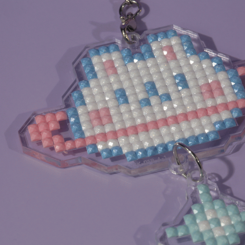 Lumigem DIY Diamond Painting Animal Keychains