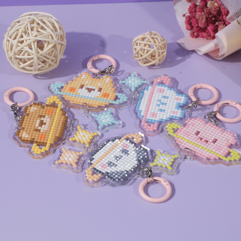 Lumigem DIY Diamond Painting Animal Keychains