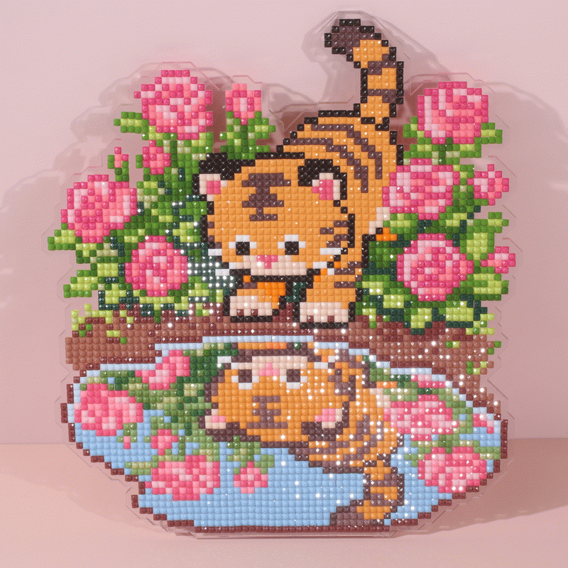 Reflections Collection – Spring Tiger Diamond Painting Acrylic Standee