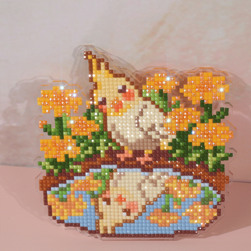 Reflections Collection – Cockatiel Breeze Diamond Painting Acrylic Standee