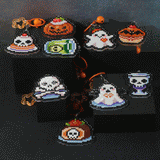 Lumigem Spooky Halloween Diamond Painting Keychains