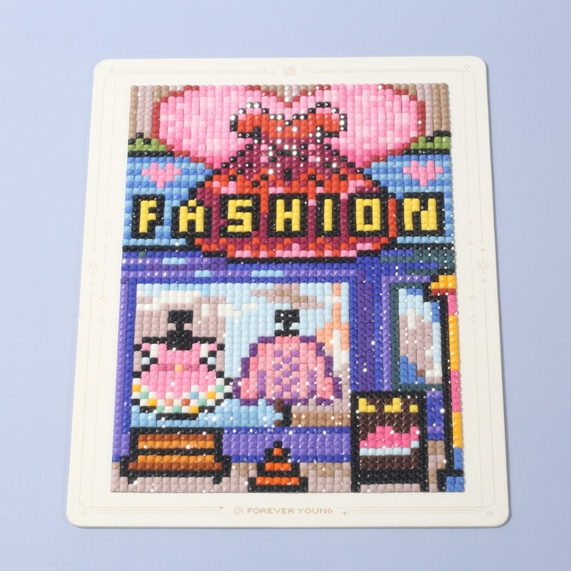 Minigem® : Little Shop Stories Small Diamond Art Kits, 5x7 Inch Cards