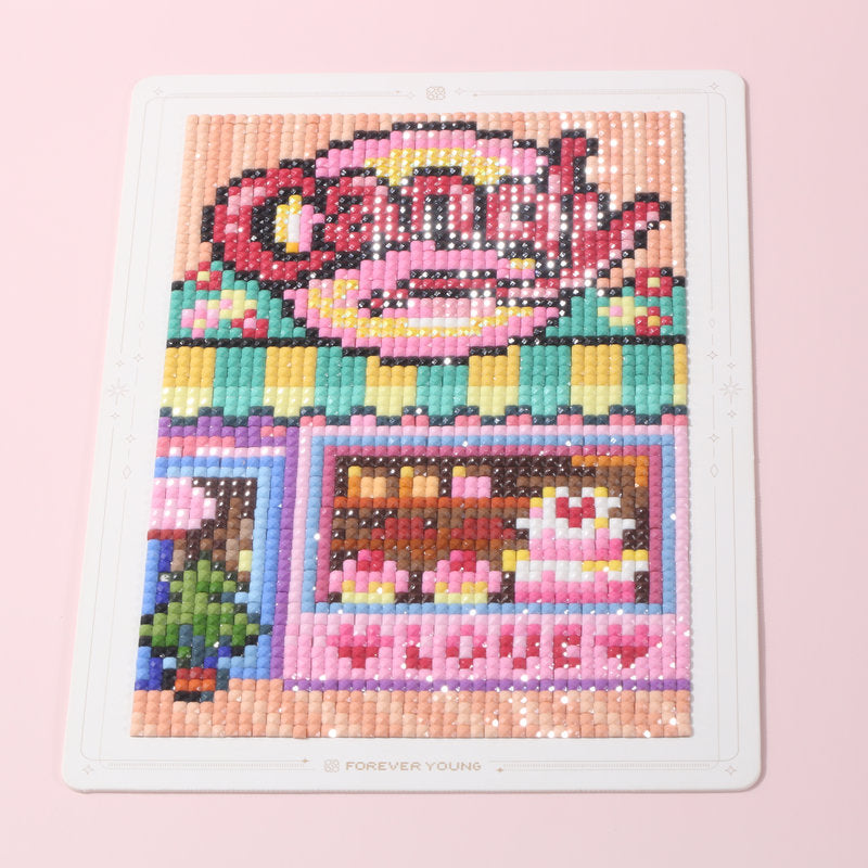 Minigem® : Little Shop Stories Small Diamond Art Kits, 5x7 Inch Cards