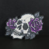 Lumigem Halloween Purple Skull Rose Diamond Art Decoration