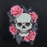 Lumigem Halloween Skull Rose Diamond Art Decoration