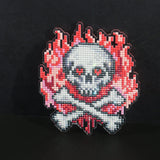 Lumigem Halloween Skull & Crossbones Diamond Art Decoration