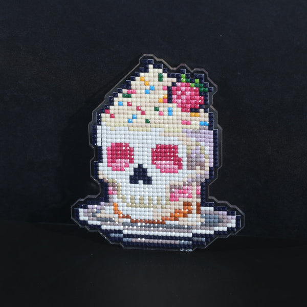 Lumigem Halloween Spooky Ice Cream Skull Diamond Art