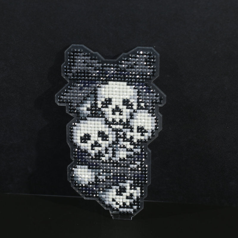 Lumigem Halloween Skull Cat Diamond Art Decoration